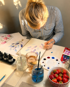 Watercolor Trial Class in Copenhagen