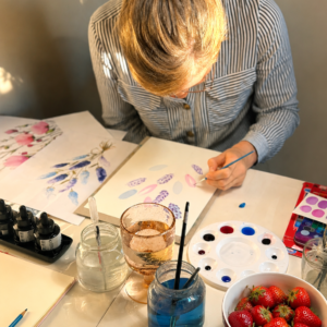 Watercolor Trial Class in Copenhagen
