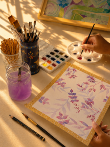 Watercolor Trial Class in Copenhagen